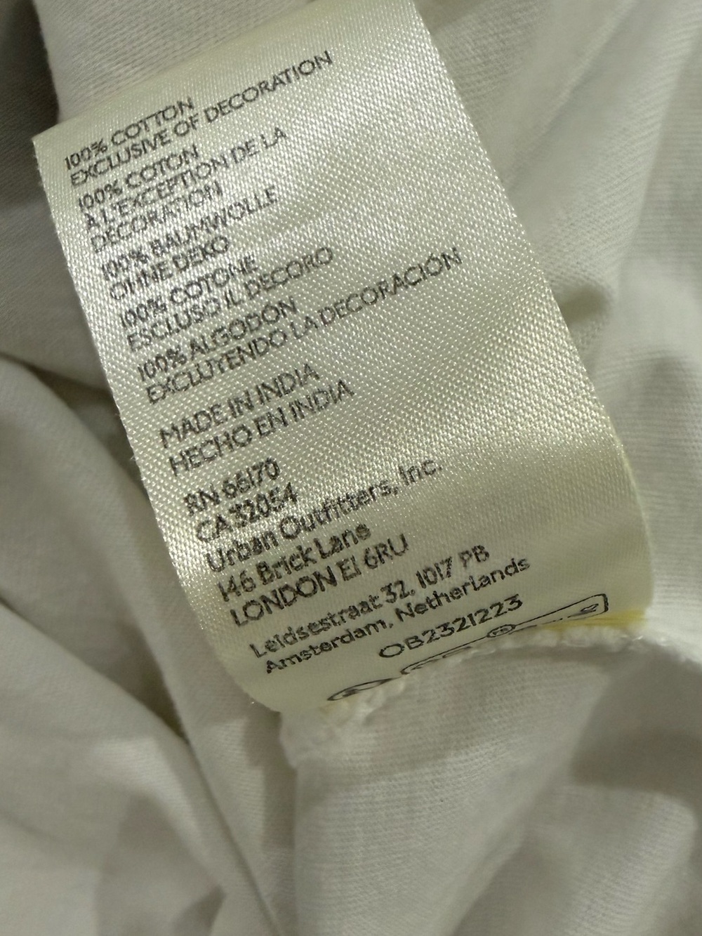 Anthropologie Daily Practice Mesh Short-Sleeve Tee with Number 9 Appliqué - Picture 9 of 9